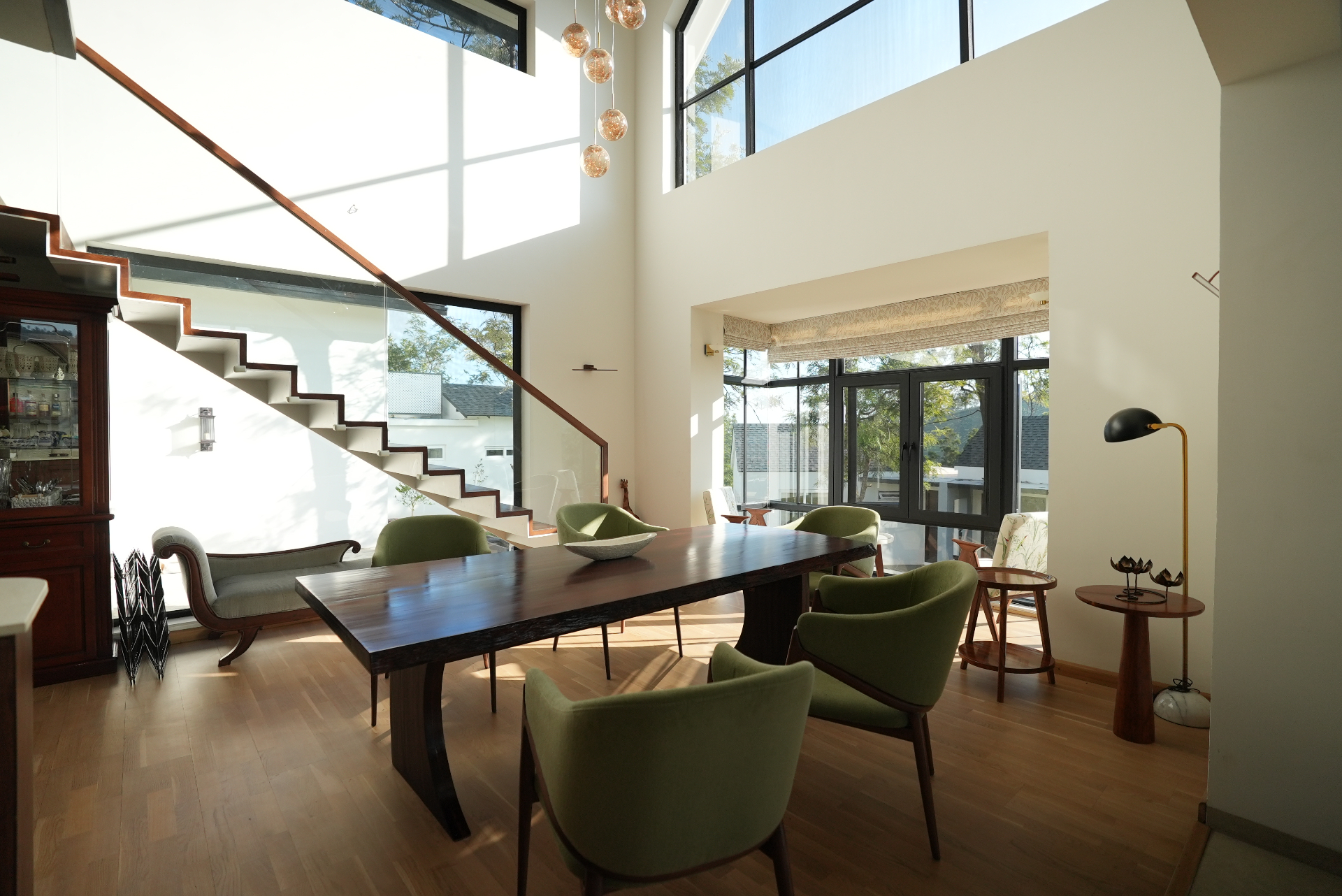 Double-Height Dining Pavilion